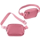 aerial view a pink aeroloft(r) anywhere drift belt bag, image 1 of 2
