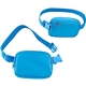 aerial view a light blue aeroloft(r) anywhere drift belt bag, image 1 of 3