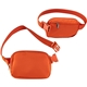 aerial view a orange aeroloft(r) anywhere drift belt bag, image 1 of 2