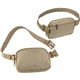 aerial view a beige aeroloft(r) anywhere drift belt bag, image 1 of 2