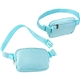 aerial view a ice blue aeroloft(r) anywhere drift belt bag, image 1 of 2