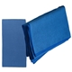 aerial view a blue seaside 30 x 60 waffle microfiber beach towel, image 1 of 2