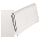 aerial view a white seaside 30 x 60 waffle microfiber beach towel, image 1 of 2