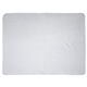 a white micro - mink sherpa plush blanket 60 x 80 430gsm - full color
