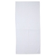 a white silk touch beach blanket / towel 28 x 58 300gsm poly / cotton - full color
