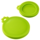 aerial view a green stay fresh silicone can lid, image 1 of 2