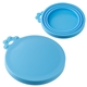 aerial view a sky blue stay fresh silicone can lid, image 1 of 2