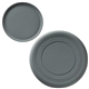 aerial view a gray toss n fetch silicone flyer, image 1 of 2