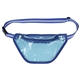 aerial view a blue diamond clear tpu belt bag, image 1 of 2