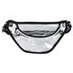aerial view a clear diamond clear tpu belt bag, image 1 of 2