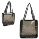 aerial view a smoke diamond clear tpu tote, image 1 of 2