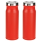 aerial view a red senso(r) 17 oz vacuum insulated stainless steel side - kick bottle, image 1 of 2