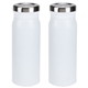 aerial view a white senso(r) 17 oz vacuum insulated stainless steel side - kick bottle, image 1 of 2