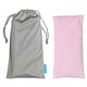 aerial view a light pink comfort pals(tm) heat therapy eye pillow, image 1 of 2