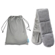 aerial view a gray comfort pals(tm) heat therapy neck wrap, image 1 of 2