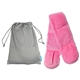 aerial view a pink comfort pals(tm) heat therapy neck wrap, image 1 of 3