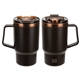 aerial view a brown nayad(r) cortado 16 oz coffee grounds / recycled polypropylene mug, image 1 of 2