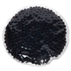 aerial view a black full - color round aqua pearls(tm) hot / cold pack, image 1 of 2