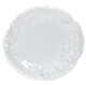 aerial view a solid white full - color round aqua pearls(tm) hot / cold pack, image 1 of 2