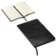 aerial view a black elite softcover fsc(r) leatherette journal, image 1 of 2