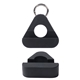 aerial view a black triangle phone stand, image 1 of 2