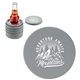 aerial view a dark gray collapsible wine cooler ice bucket, image 1 of 5