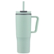 aerial view a light green sofia 30 oz double - wall polypropylene mug, image 1 of 2