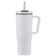 aerial view a white sofia 30 oz double - wall polypropylene mug, image 1 of 2