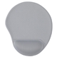 aerial view a gray wave non - slip mouse pad with gel wrist rest, image 1 of 3