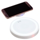 aerial view a white power disc 15w wireless charger, image 1 of 2