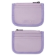 aerial view a lavender aeroloft(r) skinny wallet, image 1 of 2