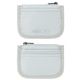 aerial view a silver gray aeroloft(r) skinny wallet, image 1 of 2
