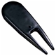 a black plastic divot tool