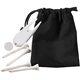 a black deluxe golf kit in pouch
