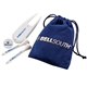 a navy deluxe golf kit in pouch