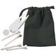 a green deluxe golf kit in pouch