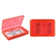 aerial view a red portable first aid kit, image 1 of 3