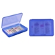 aerial view a blue portable first aid kit, image 1 of 3