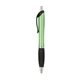 aerial view a green euro rubber click grip pen, image 1 of 2
