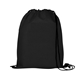 aerial view a black the titan drawstring backpack - 14 x 17, image 1 of 2