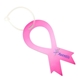 a white with cord plastic ribbon luggage tag