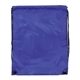 aerial view a blue drawstring backpack - full color, image 1 of 2