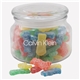 a clear glass jar jar with sour patch kids