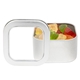 aerial view a silver window tin with gummy bears, image 1 of 7