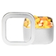 aerial view a silver window tin with candy corn, image 1 of 7