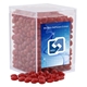 a clear acrylic box with cinnamon imperials