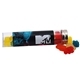 a clear clever candy large 6 candy tube with gummy bears
