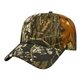 aerial view a mossy oak® break-up® six panel structured camo cap, image 1 of 4