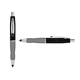 a black cap & black clip & silver grip turner ballpoint pen / stylus