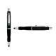 a black cap & green clip & black grip turner ballpoint pen / stylus